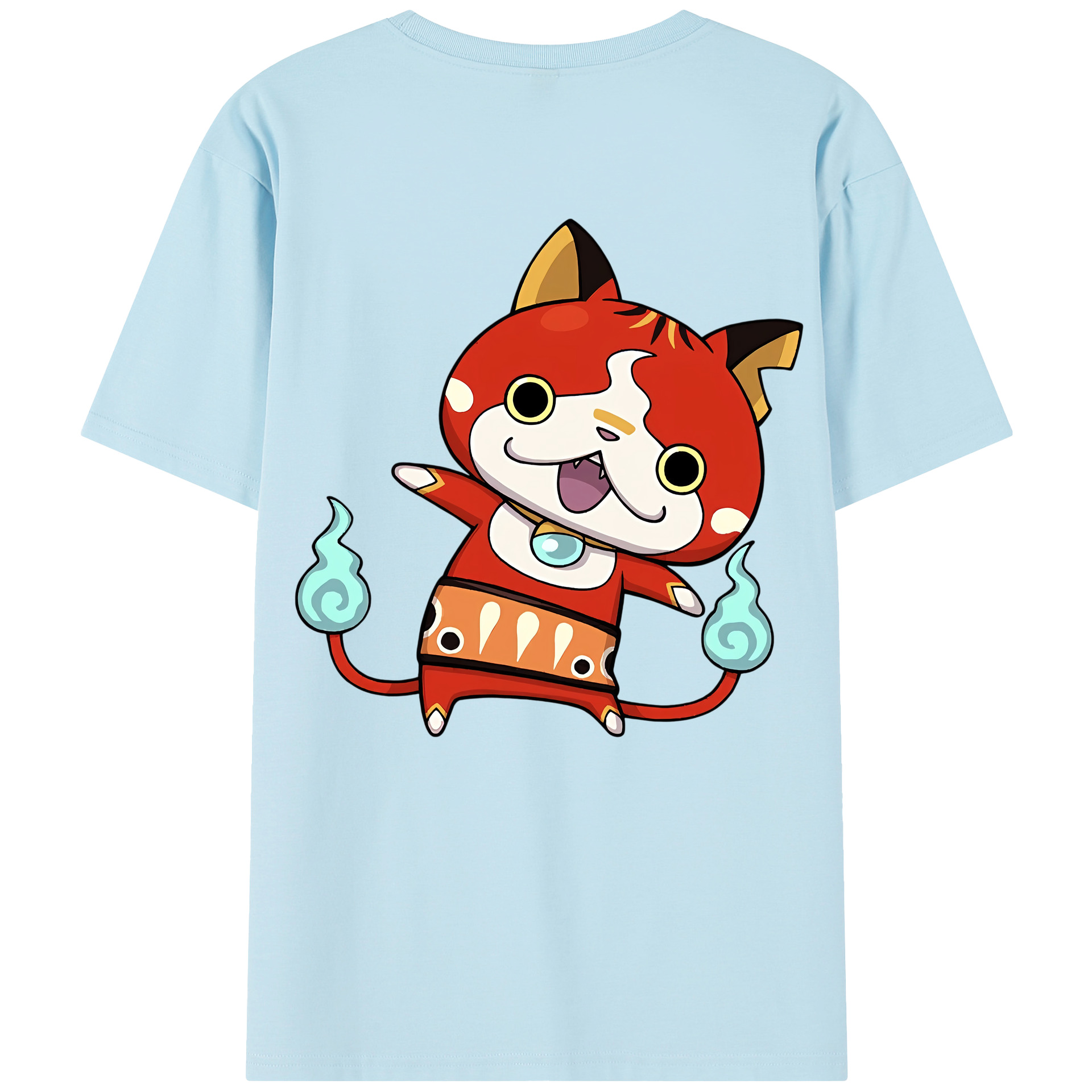 （画像用） 妖怪ウォッチ Yo-kai Watch 綿100％半袖Tシャツ（背面プリント）